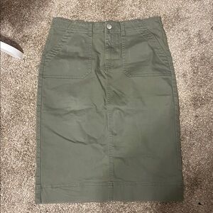 Army Green Skirt